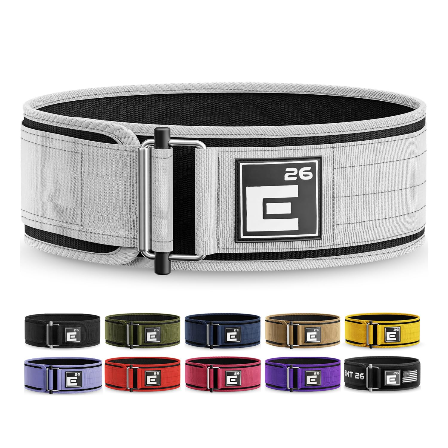 Ceinture d'haltérophilie autobloquante | Ceinture d'haltérophilie de qualité supérieure pour les athlètes de crossfit sérieux, de musculation et de levage olympique