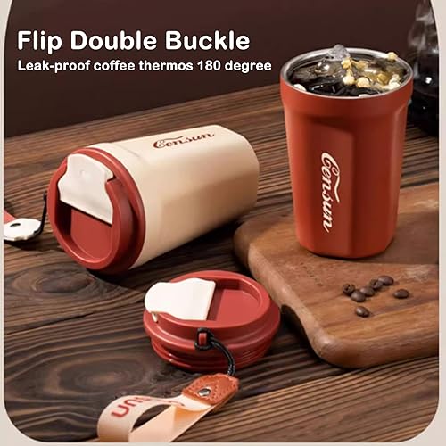 Miniatura 4 de Vaso de 12 onzas, vasos aislados de vino con tapas, vaso de 12 onzas, vaso pequeño de acero inoxidable 316, vasos de viaje aislados para bebidas