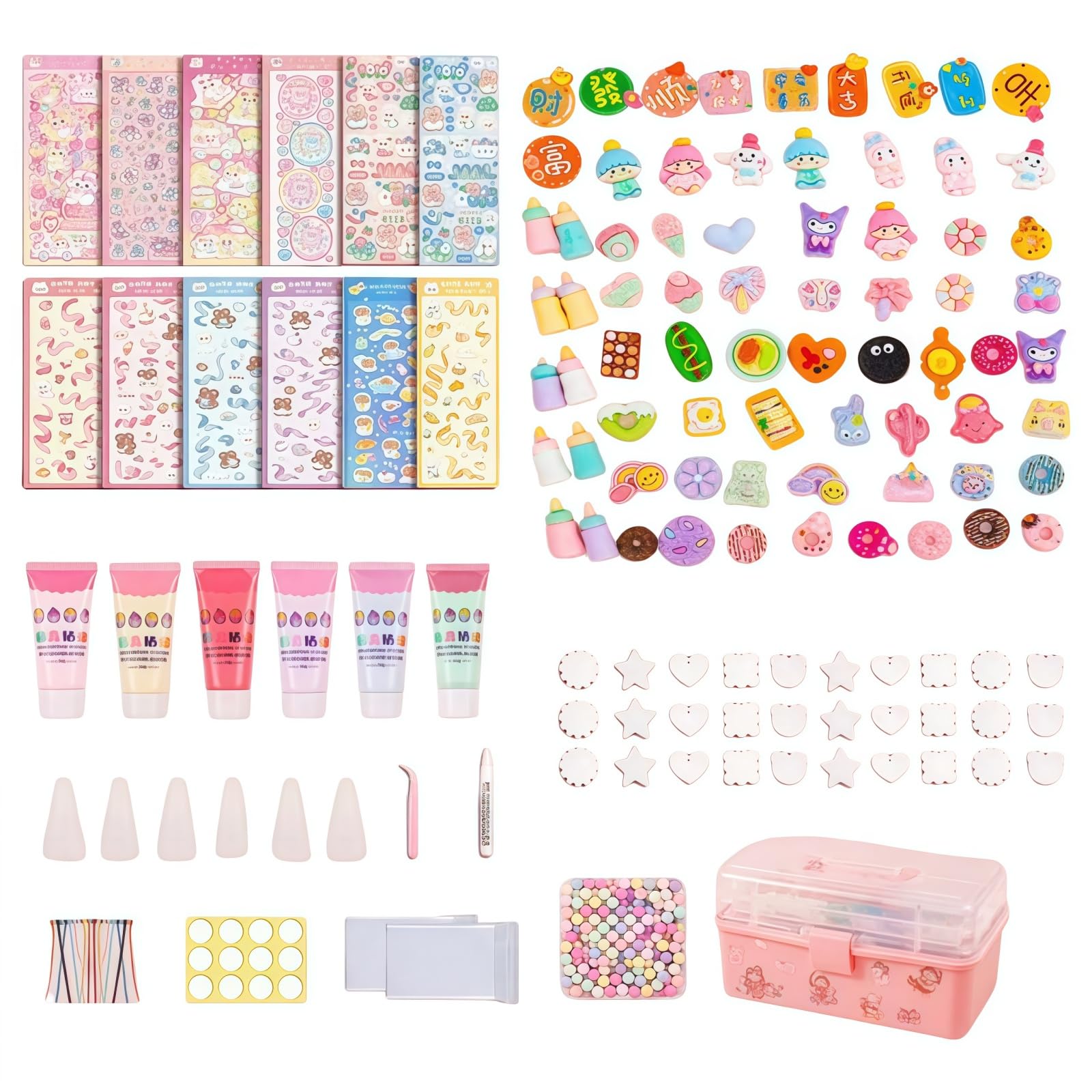 Amazon | ZHZ メーカーおもちゃ シール作り DIYアクリルセット 収納