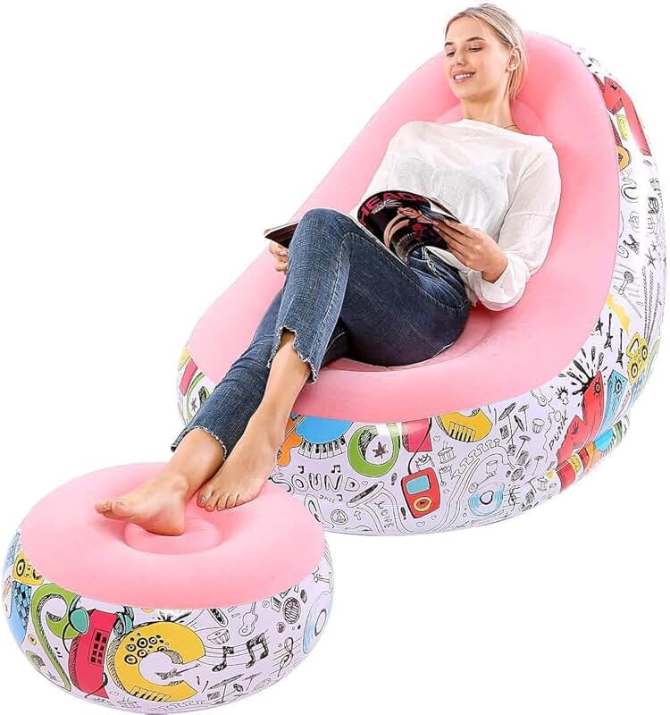 Pink Inflatable Chair