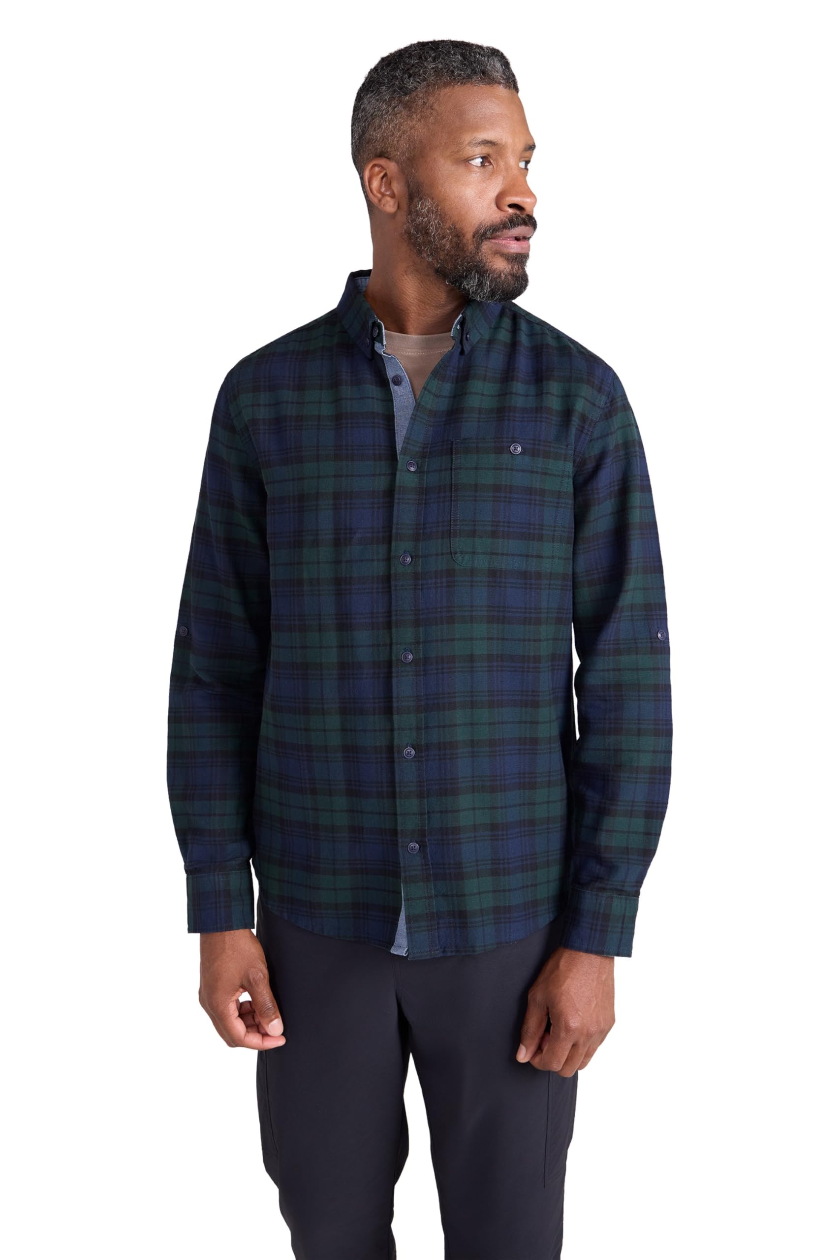 Driftwood Check Mens Shirt - Blue