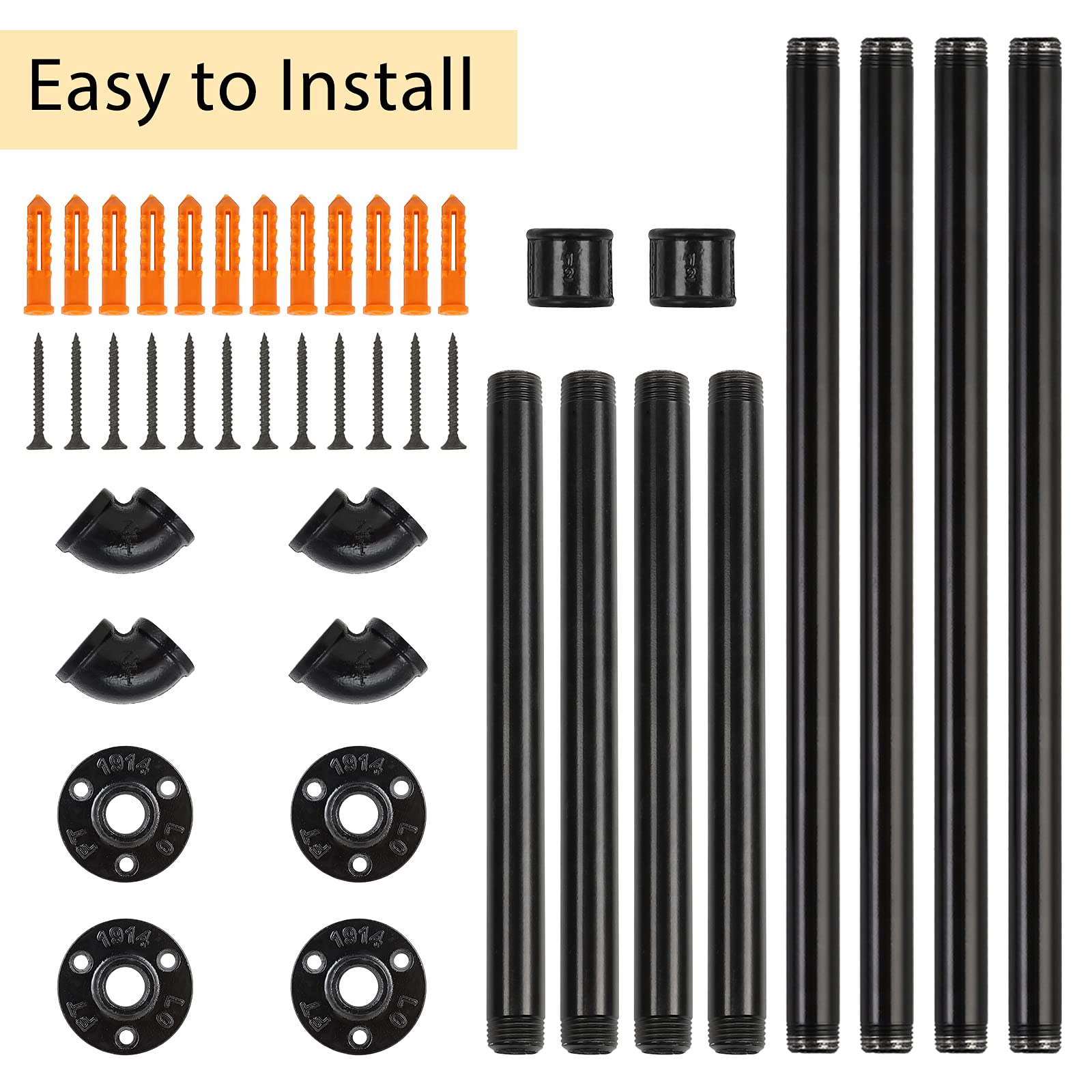 Buy Industrial Pipe Clothes Rack , Wall Mounted Garment Rack, Space