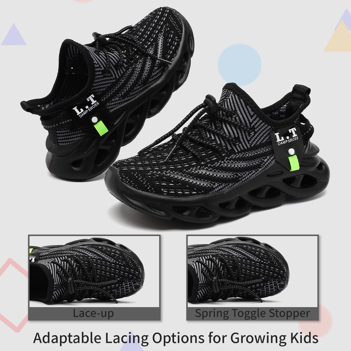 Kids Shoes for Boys Girls Running Tennis Sneakers Athletic Walking Gym Sports Lightweight Breathable for Toddler/Little Kid/Big Kid - Image 6