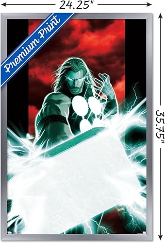 Miniatura 70 de Trends International Marvel Comics - Thor - Mjolnir Wall Poster, 14.725" x 22.375", Premium Unframed Version