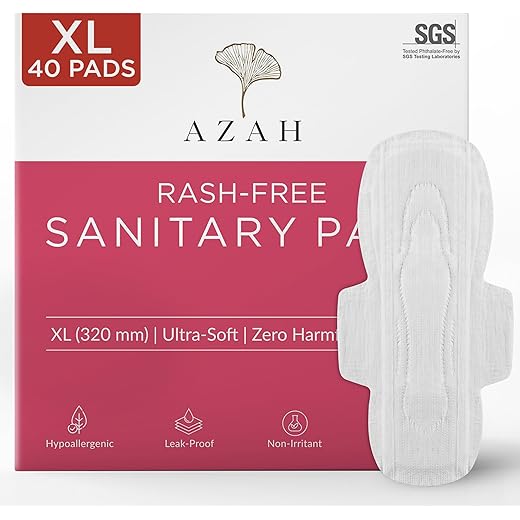 AZAH Sanitary Pads XL Pack of 40