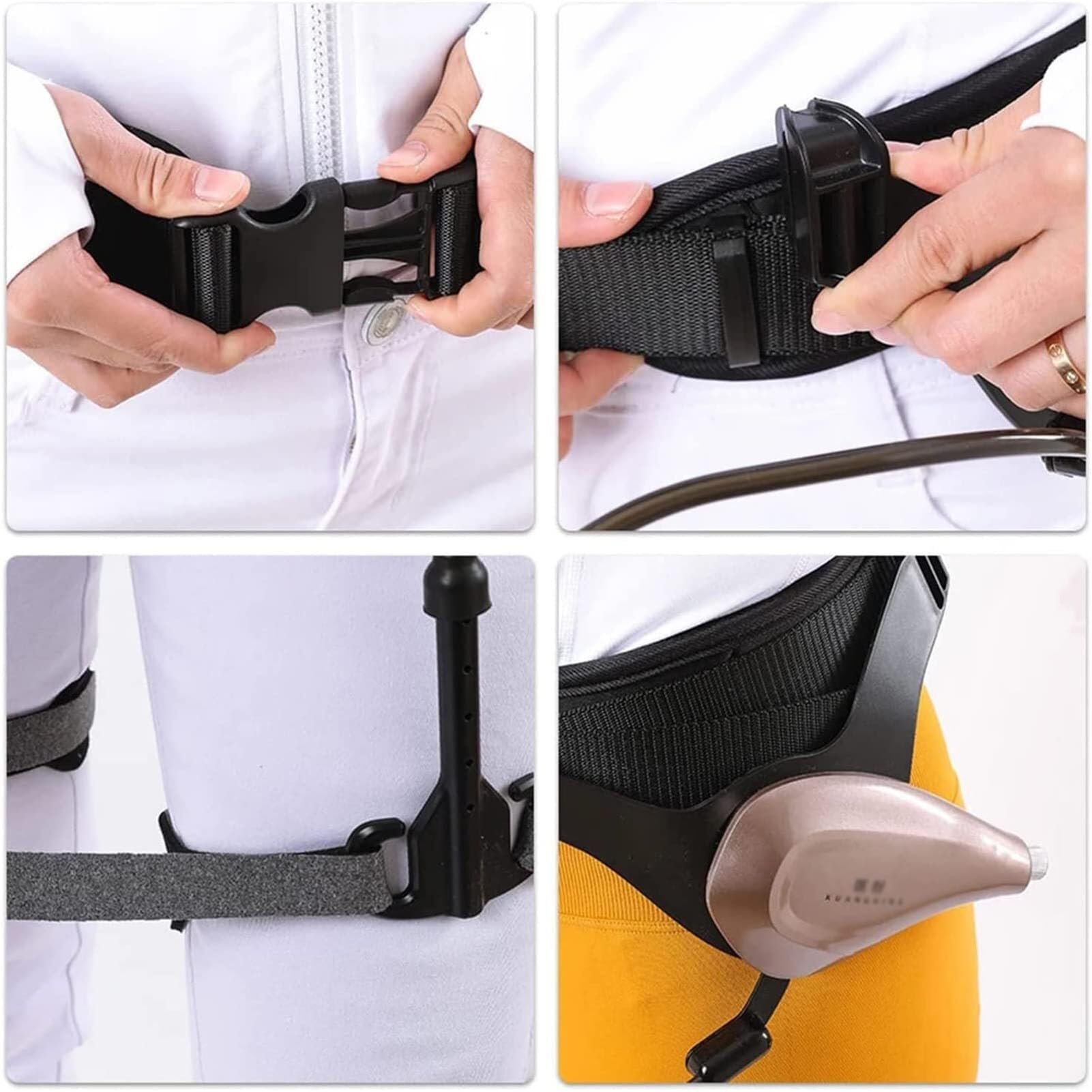 Exoesqueleto ajustable para caminar: dispositivo biónico de apoyo para la rehabilitación de piernas, andador de potencia de 3 niveles para asistencia de movilidad en personas mayores y recuperación de