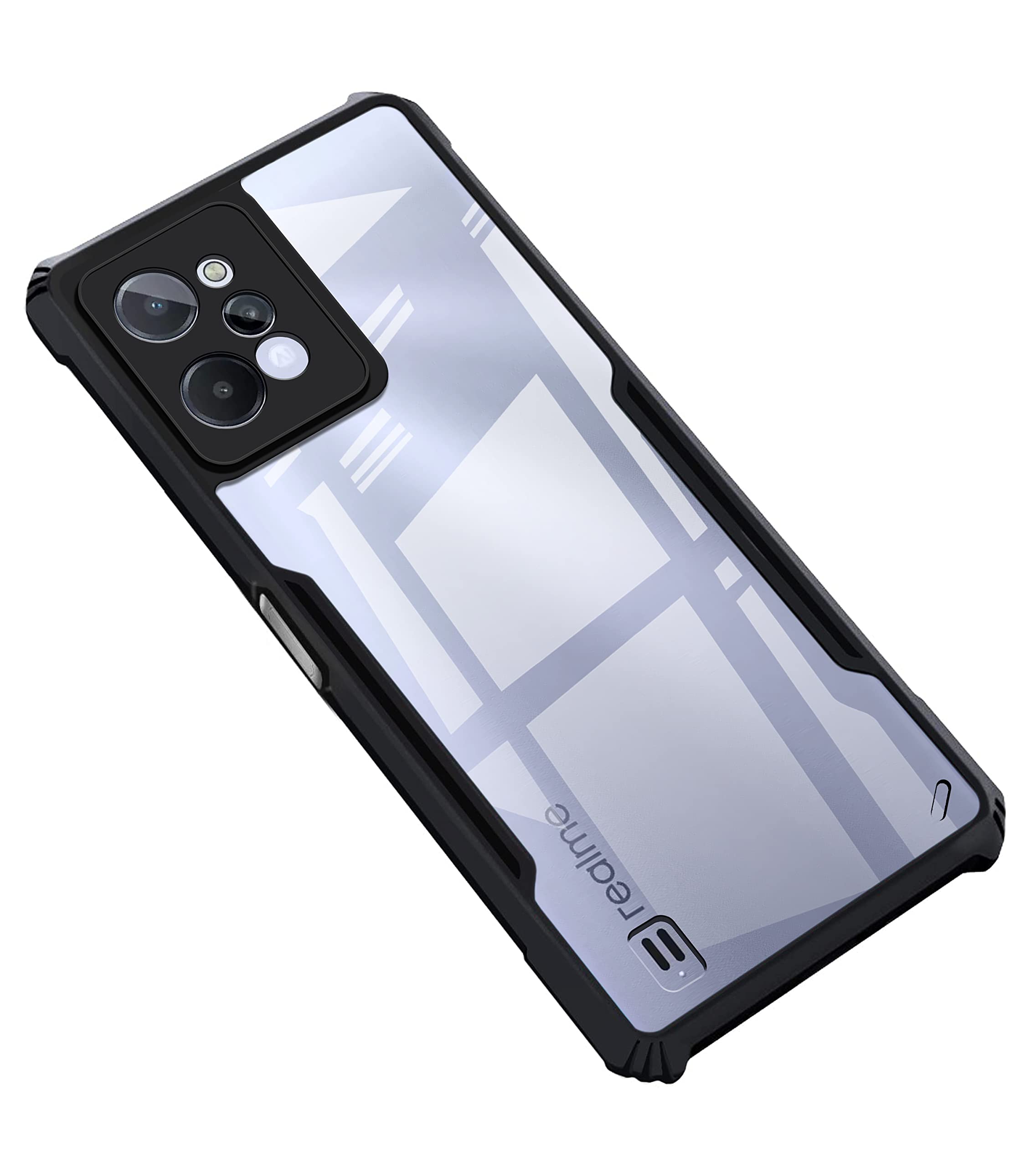 Amazon Brand - Solimo Back Case Cover for Realme C31 | Compatible for Realme C31 Back Case Cover | Clear Case for Realme C31 with Camera Protection | (TPU + PC | Matte Black) (B0BJKFX318) Amazon Price History, Amazon Price Tracker