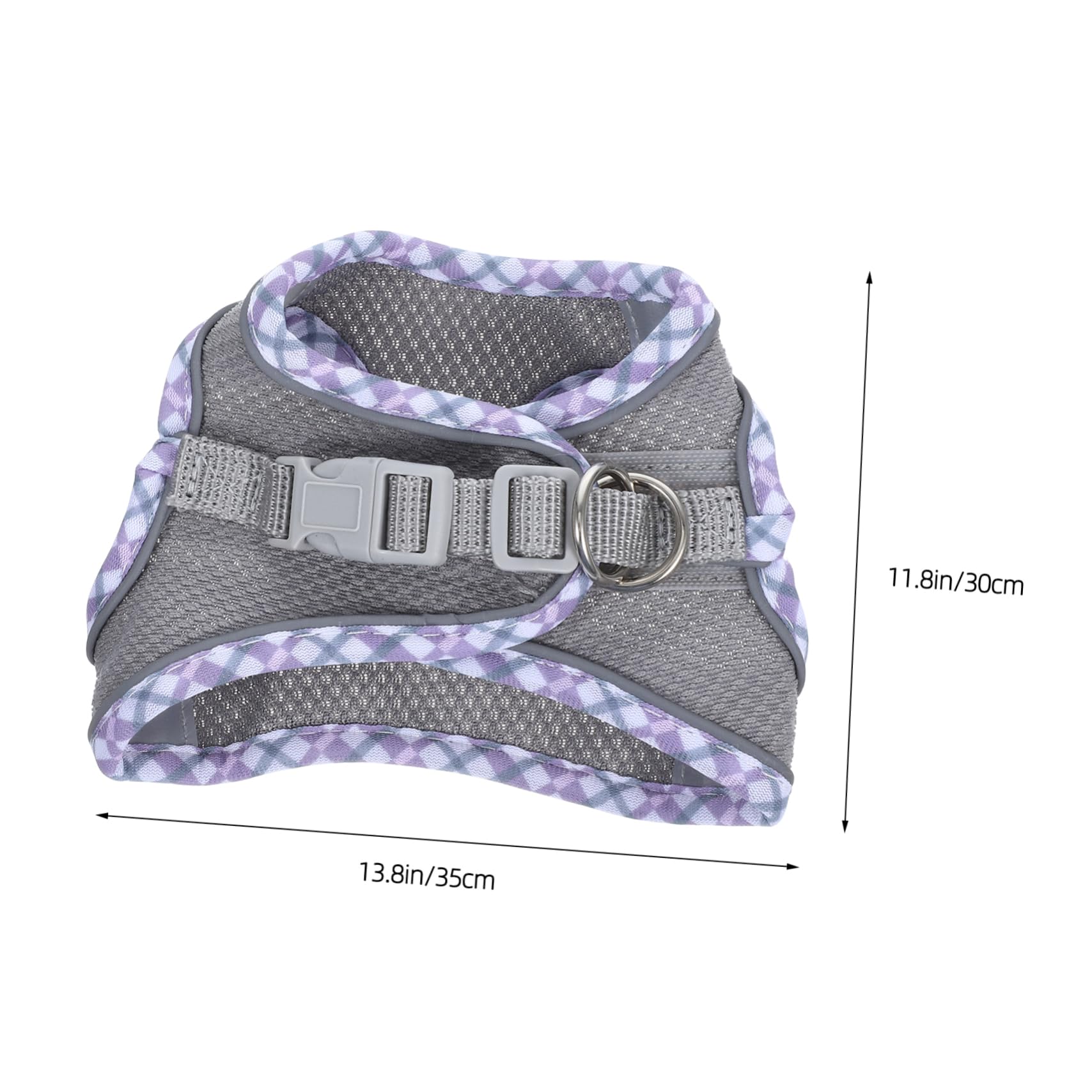 CIYODO Pet Cat Harness and Leash Set Portable Vest Reflective Strips Durable for Easy Walking