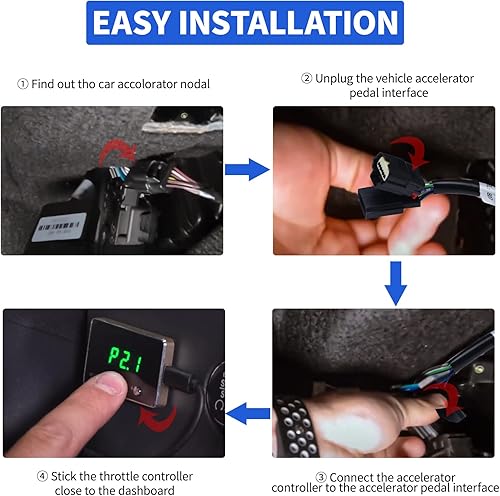 Miniatura 6 de Controlador de Respuesta del Acelerador, 9 Drive Acelerador de Pedal de Carreras Electrónico Inteligente de 9 Modos para Dodge Challenger Charger