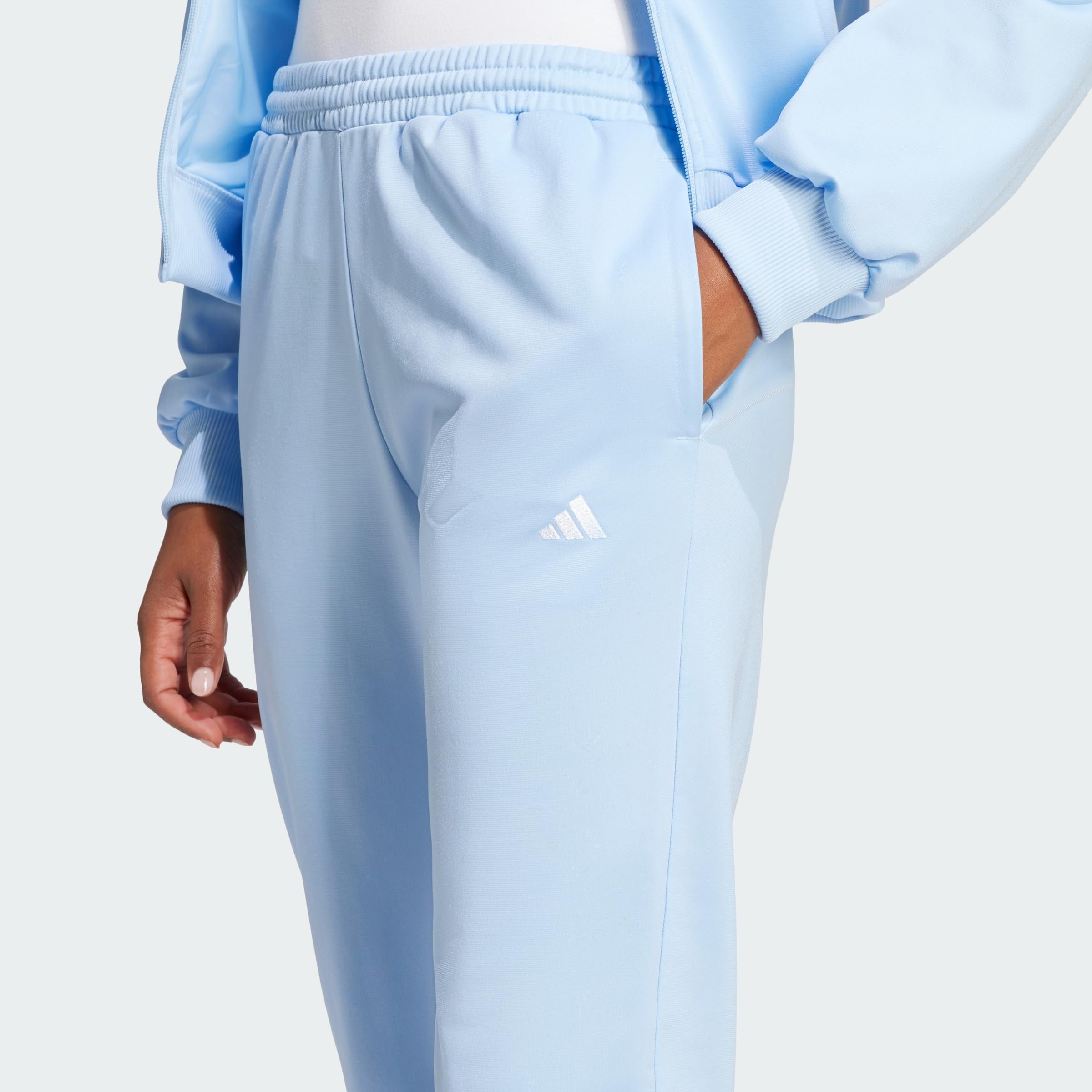 adidas Kobiety ESSENTIALS FEELCOZY TRACKSUIT, Glow Blue, L