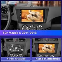 ETLFUCyber Android autorádio pre Mazda 5 2011-2013, 9-palcový HD dotykový displej, GPS, WiFi, Bluetooth, Carplay, Android Auto, FM, RDS, EQ 3