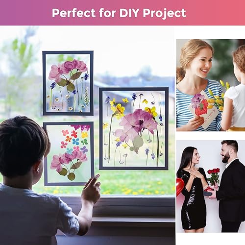 Miniatura 4 de Flores secas moradas para resina, 60 flores naturales de resina, para joyería, velas, tarjetas, jabón, álbumes de recortes, manualidades, decoración