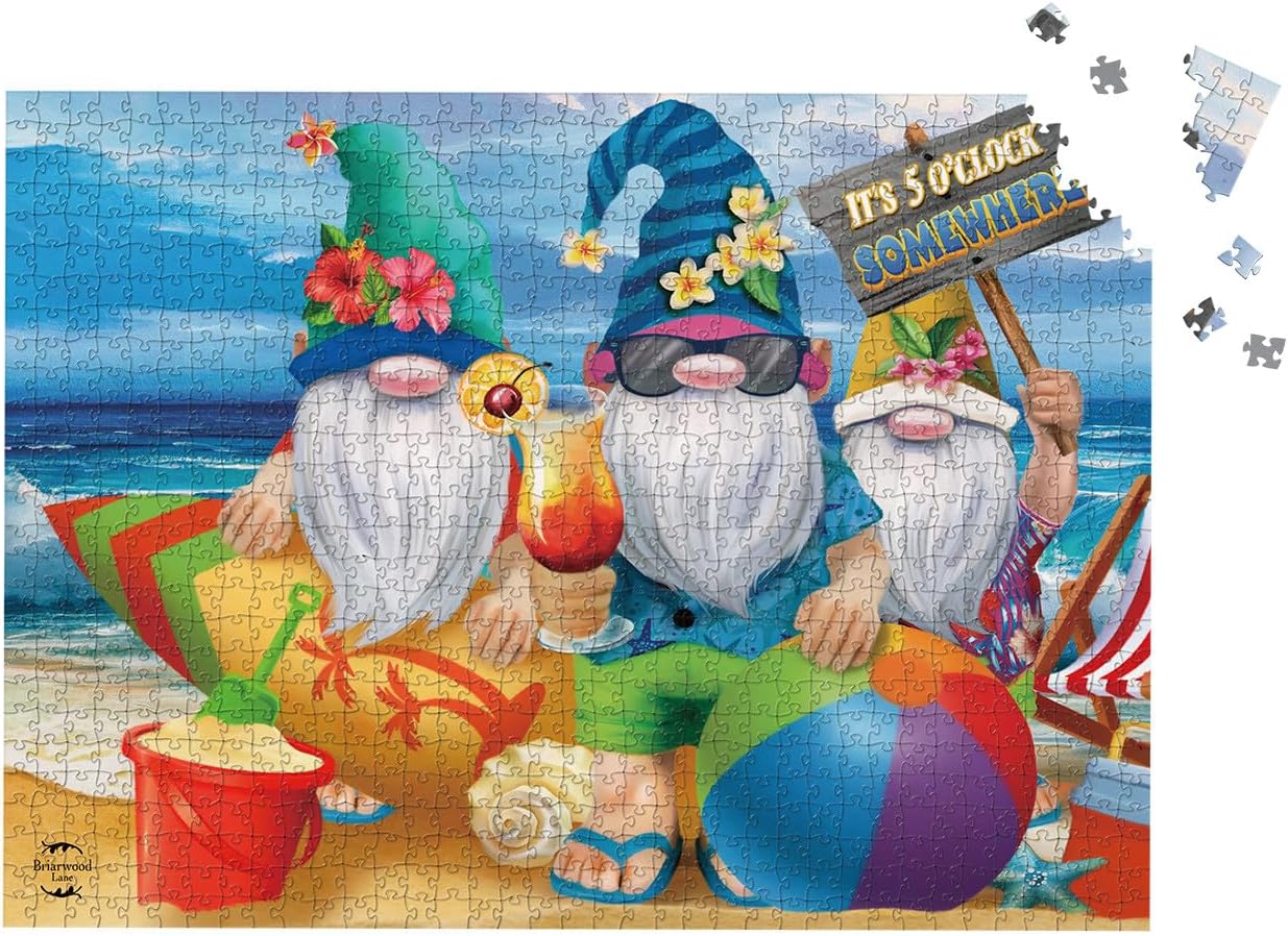 Briarwood Lane Summer Gnomes 1000 Piece Jigsaw Puzzle