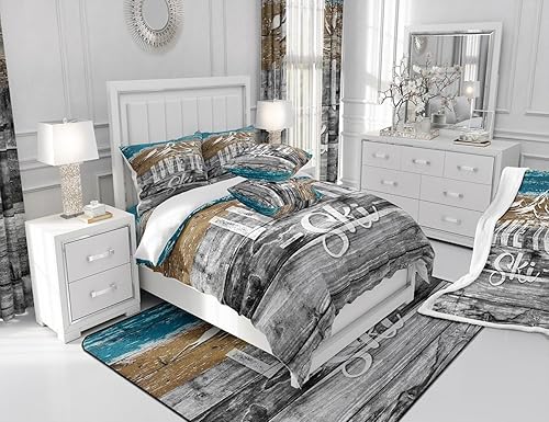 Miniatura 34 de Castle Fairy Juego de edredón de hongos, tamaño matrimonial, juego de ropa de cama de 3 piezas para decoración de habitación de niños y niñas, juego