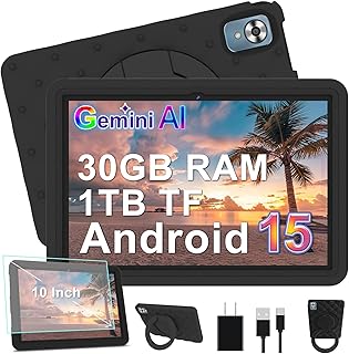 DMOAO 2026 Tablet 10 Inch Android 15 Tablets 30GB RAM 64GB ROM 1TB Expand, 6000mAh Octa-Core Tablet with Drop Proof Case, Price In India