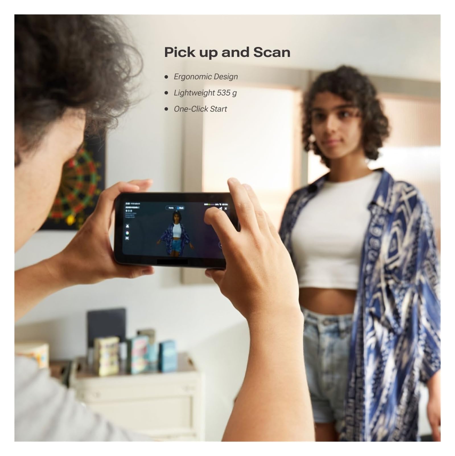 Scanner 3D Einstar3D ad alta precisione portatile, veloce e versatile, pronto for l'uso all'aperto