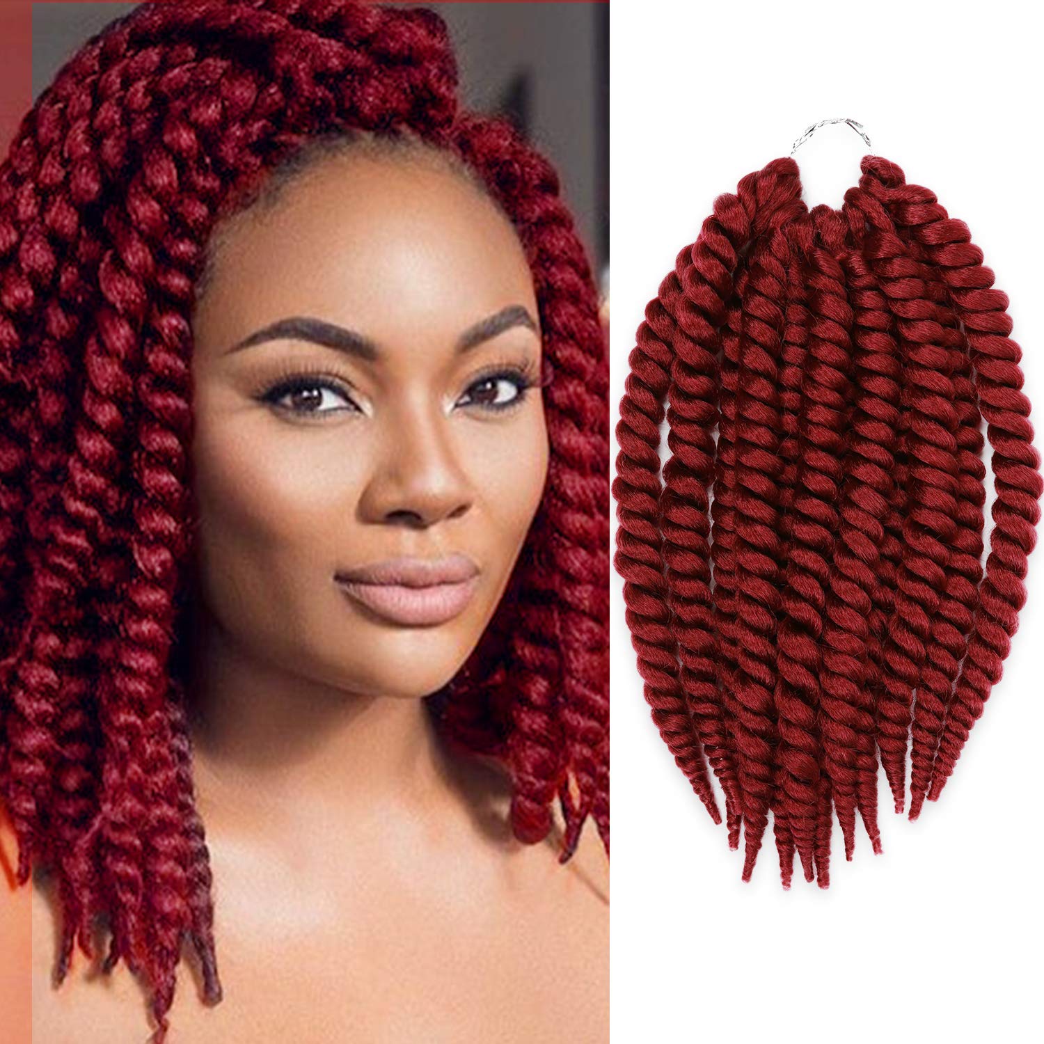 12 Inch 8 Pack AUTHENTIC Jumbo Senegalese Twist Crochet