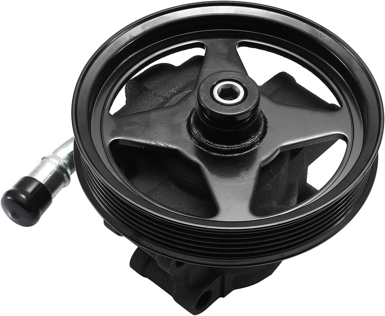 7W1Z3A674B Power Steering Pump with Pulley Compatible with Ford Crown Victoria 2004-2007 Lincoln Town Car 2003-2006 Mercury Grand Marquis 2004-2007