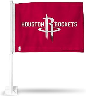 NBA Rico Industries Car Flag including Pole, Houston Rockets
