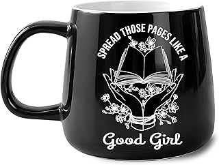 Hyturtle Funny Book Coffee Mug Gifts for Dark Romance Lovers on Birthday