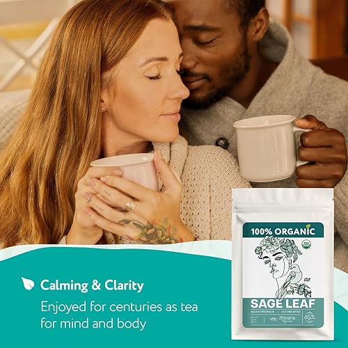 Miniatura 341 de Zhivana Organics - Té orgánico de bayas de espino blanco 16 onzas, para presión arterial alta, apoyo para la salud cardíaca y relajación