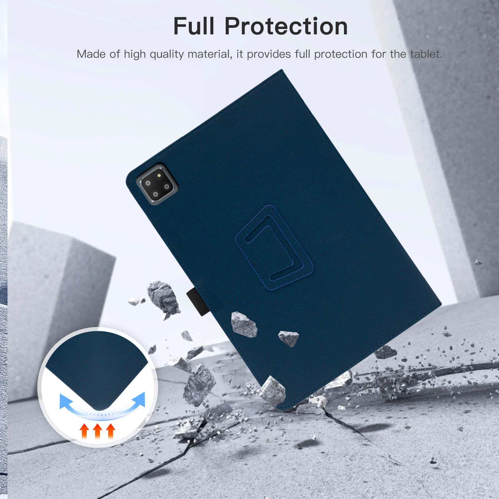 DOOGEE T30 Max 表面 背面 フィルム OverLay Eye Protector 9H for ドゥージー T30Max 表面・背面セット BMAX MaxPad I12 Power 表面 背面 フィルム OverLay Absorber 低反射 for タブレット マックスパッド 衝撃吸収 ブルーライトカット 抗菌