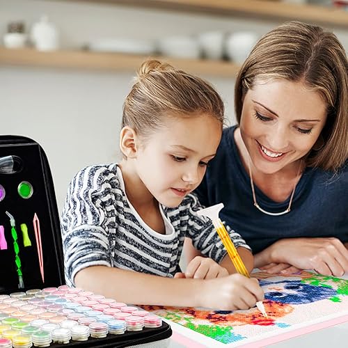 Miniatura 72 de LitEnergy Kit de almohadilla de luz LED de 9 x 12 pulgadas, tablero de luz alimentado por USB, caja de luz de brillo ajustable con 108 ranuras