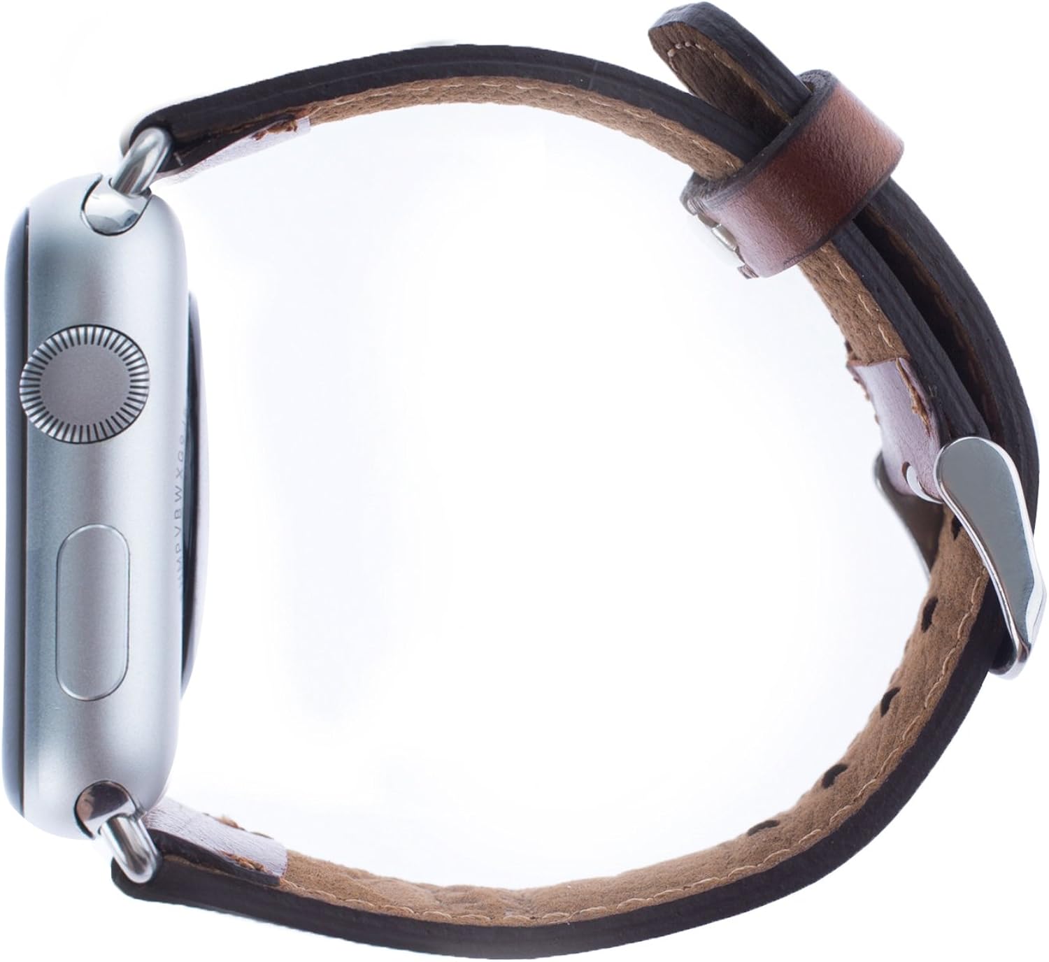 Hottest Sales Bouletta Case Genuine Leather Replaceable Watch Band Wrist Strap for Apple Watch Series SE-6-5-4 ( 40 mm ) / 3-2-1 ( 38 mm ) ( Rustic Tan, Silver Adaptor ) Cheapest 🛒 Bouletta Case Genuine Leather Replaceable Watch Band Wrist Strap for Apple Watch Series SE-6-5-4 ( 40 mm ) / 3-2-1 ( 38 mm ) ( Rustic Tan, Silver Adaptor )