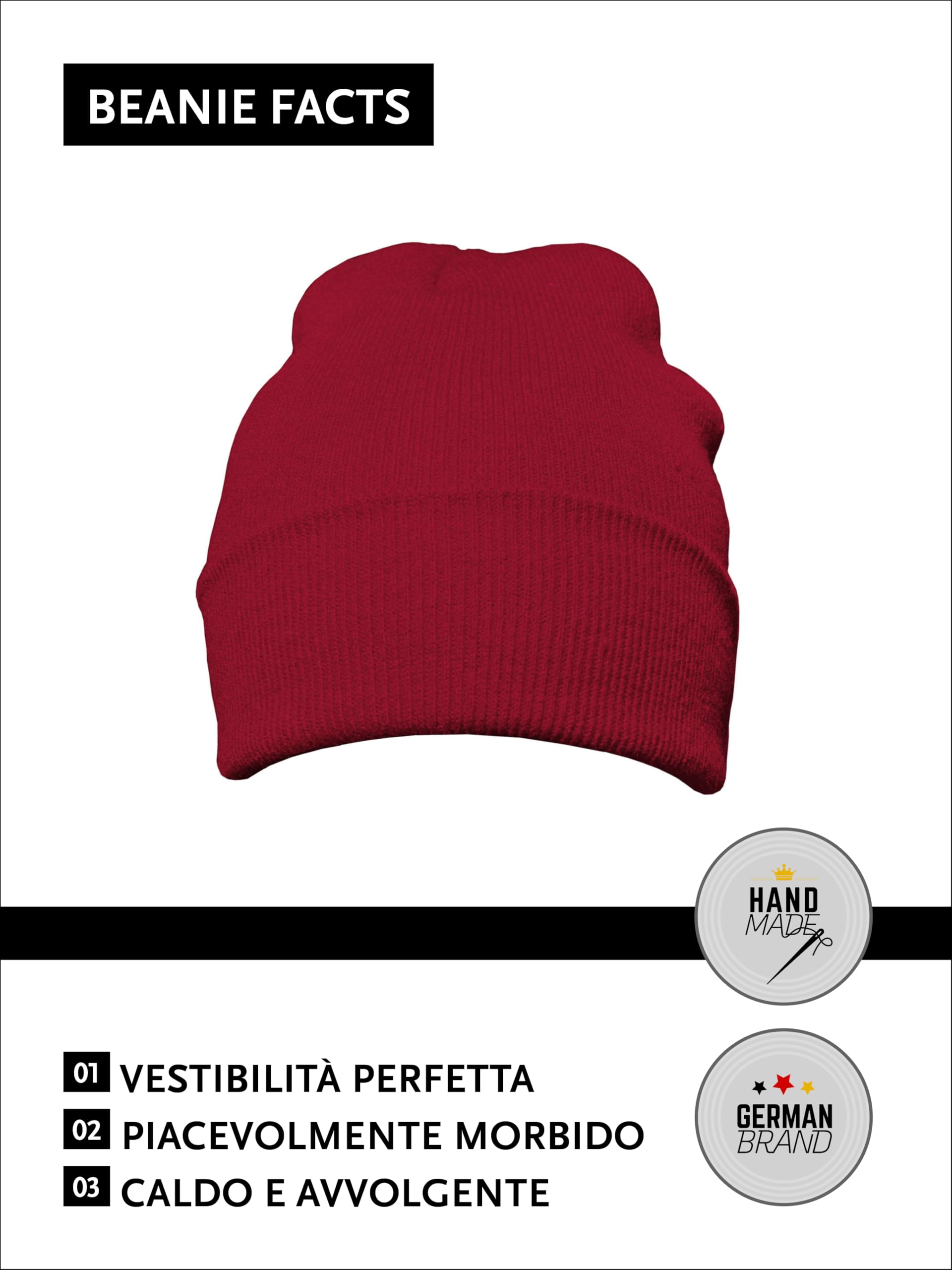 DonDon Berretto Uomo Berretto Donna Beretto Invernale Beanie Design Classico