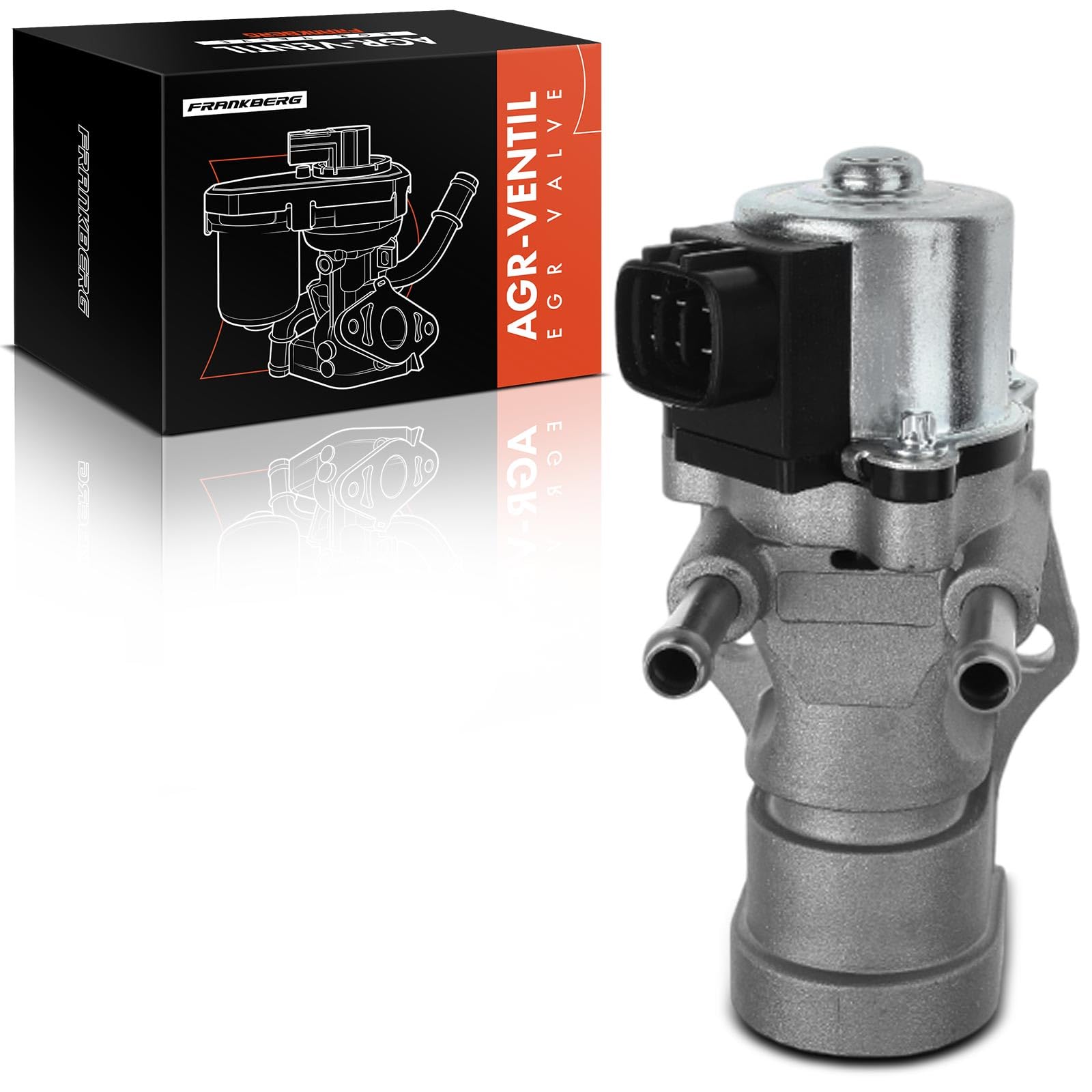 Frankberg Válvula EGR de 6 Polos 2562027090 | Compatible con: Urbanización C.o.r.o.l.l.a E12, A.v.e.n.s.i.s T25, C.o.r.o.l.l.a E12, C.o.r.o.l.l.a Sedán E12