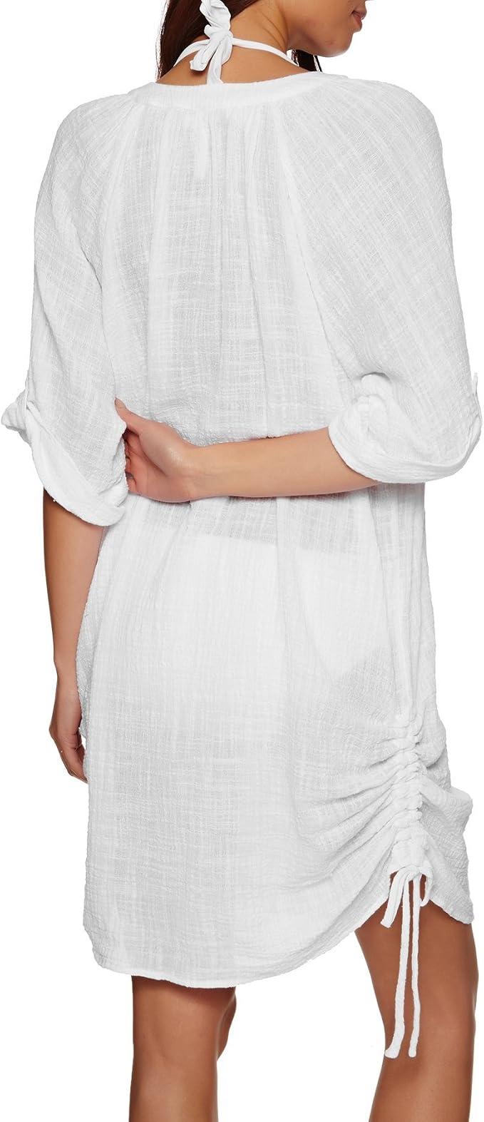 Textured Gauze Swimsuit Cover 