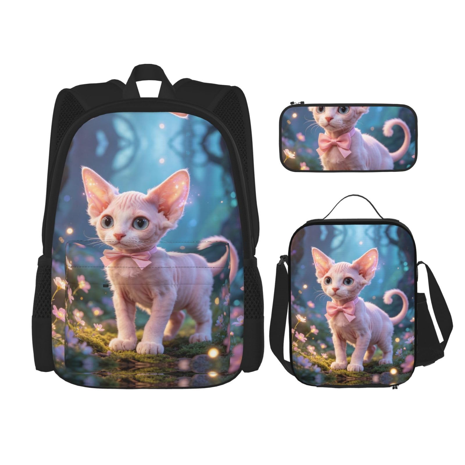 Set 3 in 1 borsa da viaggio per pendolari, borsa termica per il pranzo, borsa termica per il pranzo, con tasca per laptop