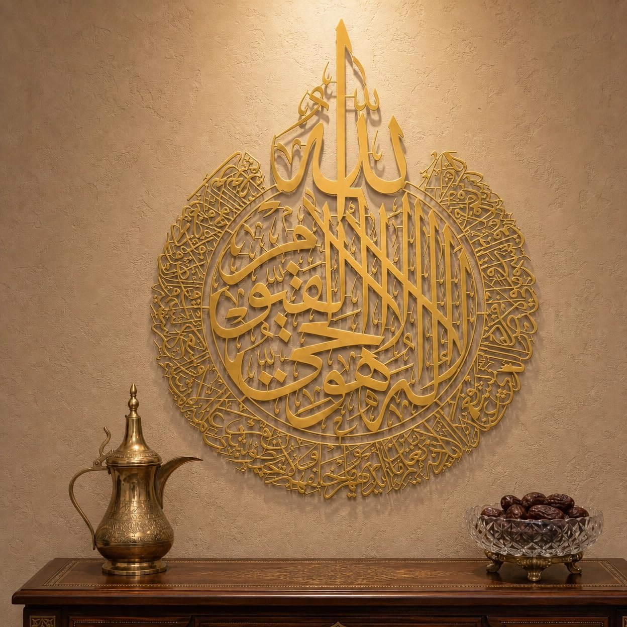 Ayatul Kursi Wall Art - Islamic Home Decor -8