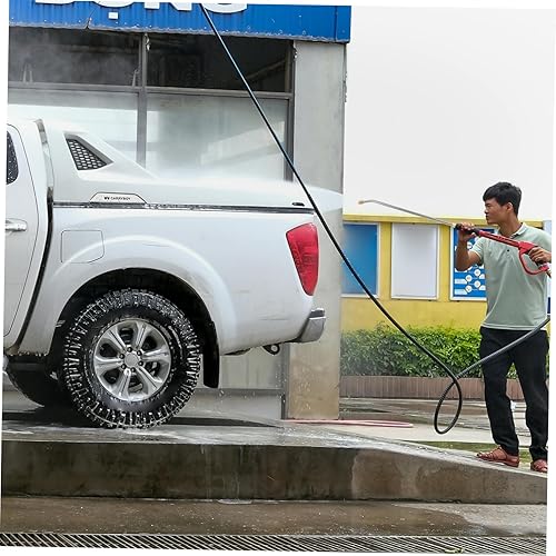 Miniatura 4 de Varilla de limpieza en ángulo de extensión para lavadora a presión para áreas de alto alcance, Varita rociadora duradera para automóvil con conector