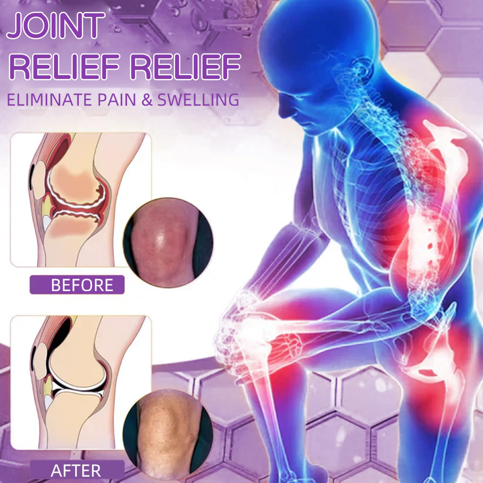 Flexbalm Rapid Joint Relief Gel - Advanced Relief Soothing Massage Gel, Flexbalm Rapid Joint Relief Cream for stiffness and soreness (1) — view 5