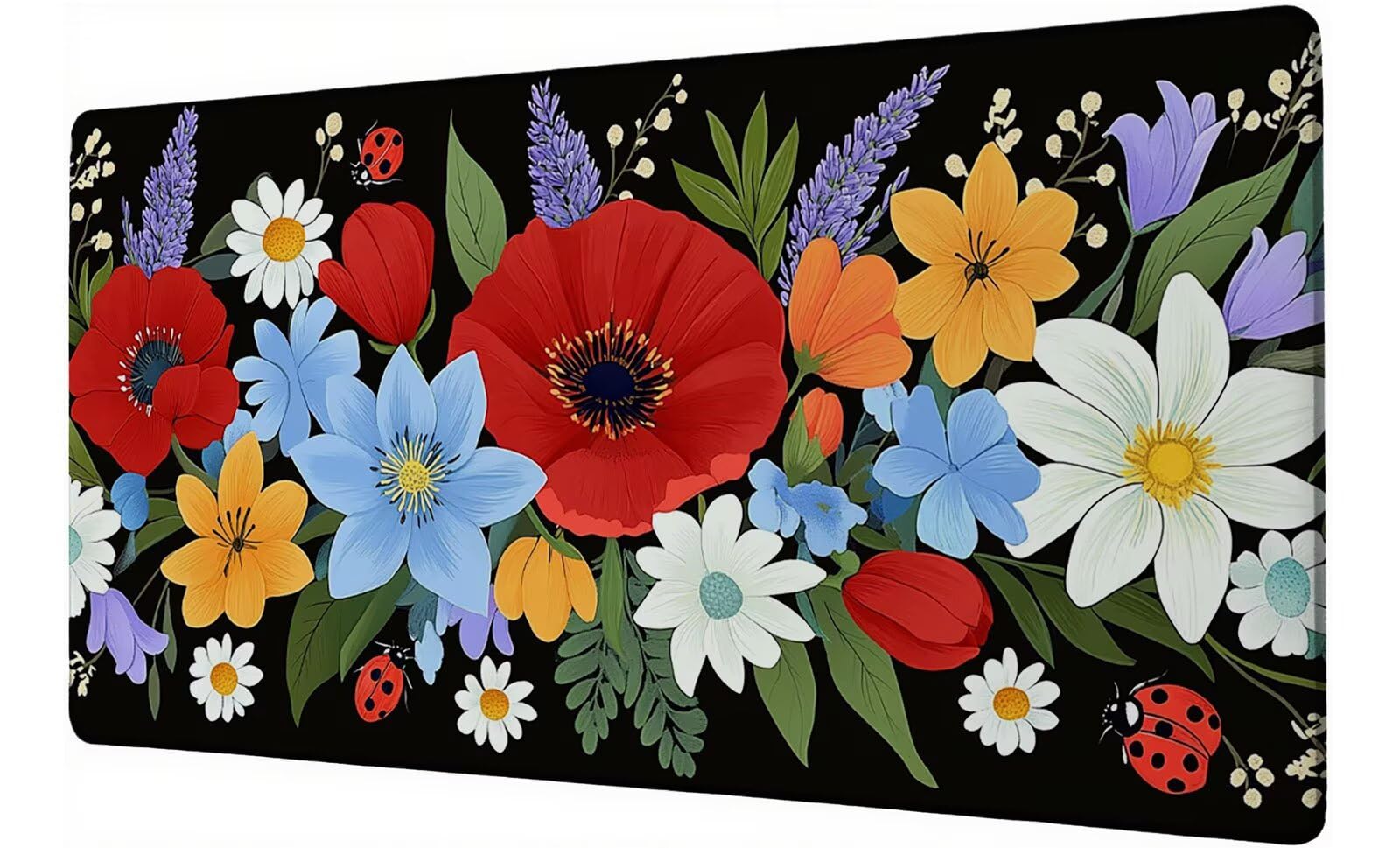 Podkładka pod mysz XXL 1000x500 mm podkładka pod mysz dla graczy kwiat duża podkładka pod mysz biurową akcesoria fabryczne z antypoślizgową podstawą wodoodporna podkładka pod mysz podkład, do nauki