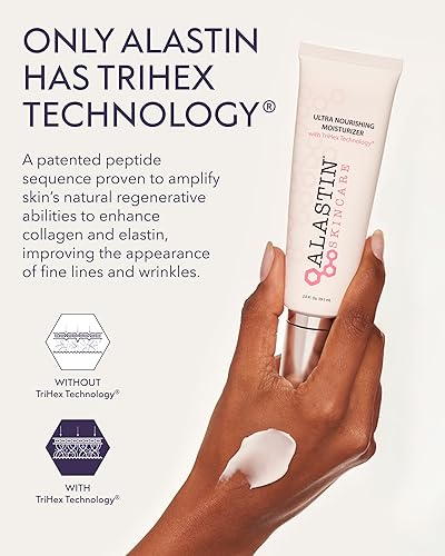 Miniatura 6 de ALASTIN Skincare Crema hidratante facial ultra nutritiva (2 onzas) | Loción hidratante diaria para piel seca | Apoya la producción de colágeno y