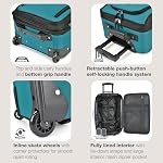 États-Unis Traveler Ensemble de bagages à main extensibles en tissu robuste de Rio unisexe-adulte