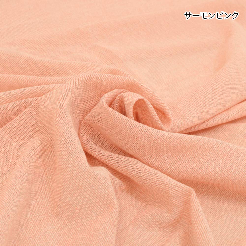 Amazon｜マルチクロス サーモンピンク 145×225cm 綿100％ 無地 ソファ