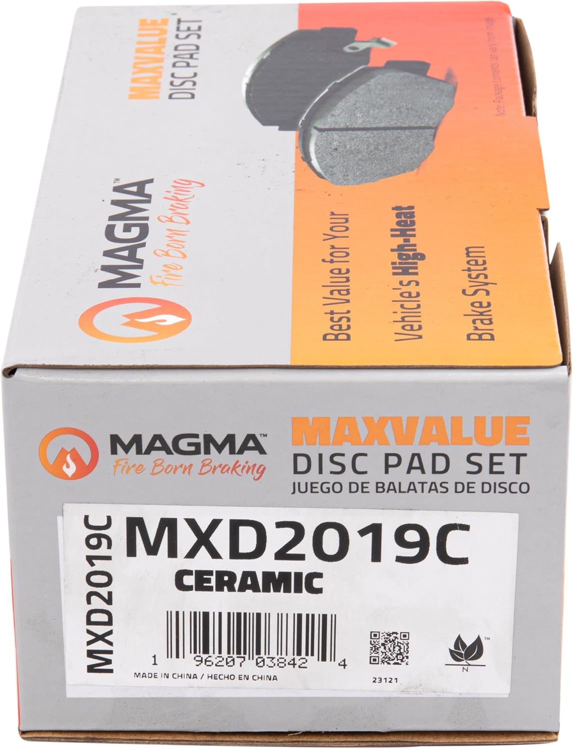 MAGMA MaxValue MXD2019C Ceramic Brake Pads, Front