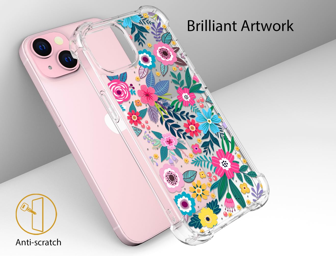 Topgraph Coque Compatible Avec IPhone 15 Pro - Joli Nuage Transparent Pour  Femme Et Fille - En Silicone, image size:1318x1005