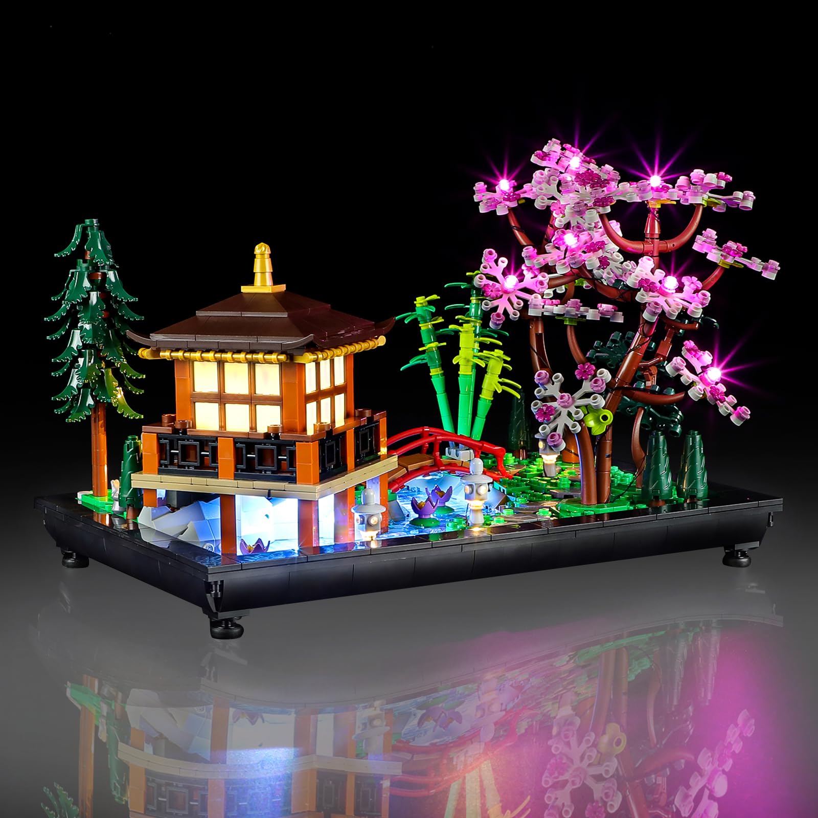Mililier LED Light Kit for Lego 10315 Icons Tranquil Garden Set, Compatible with Lego 10315 Building Blocks Model(Not Include Blocks Set)