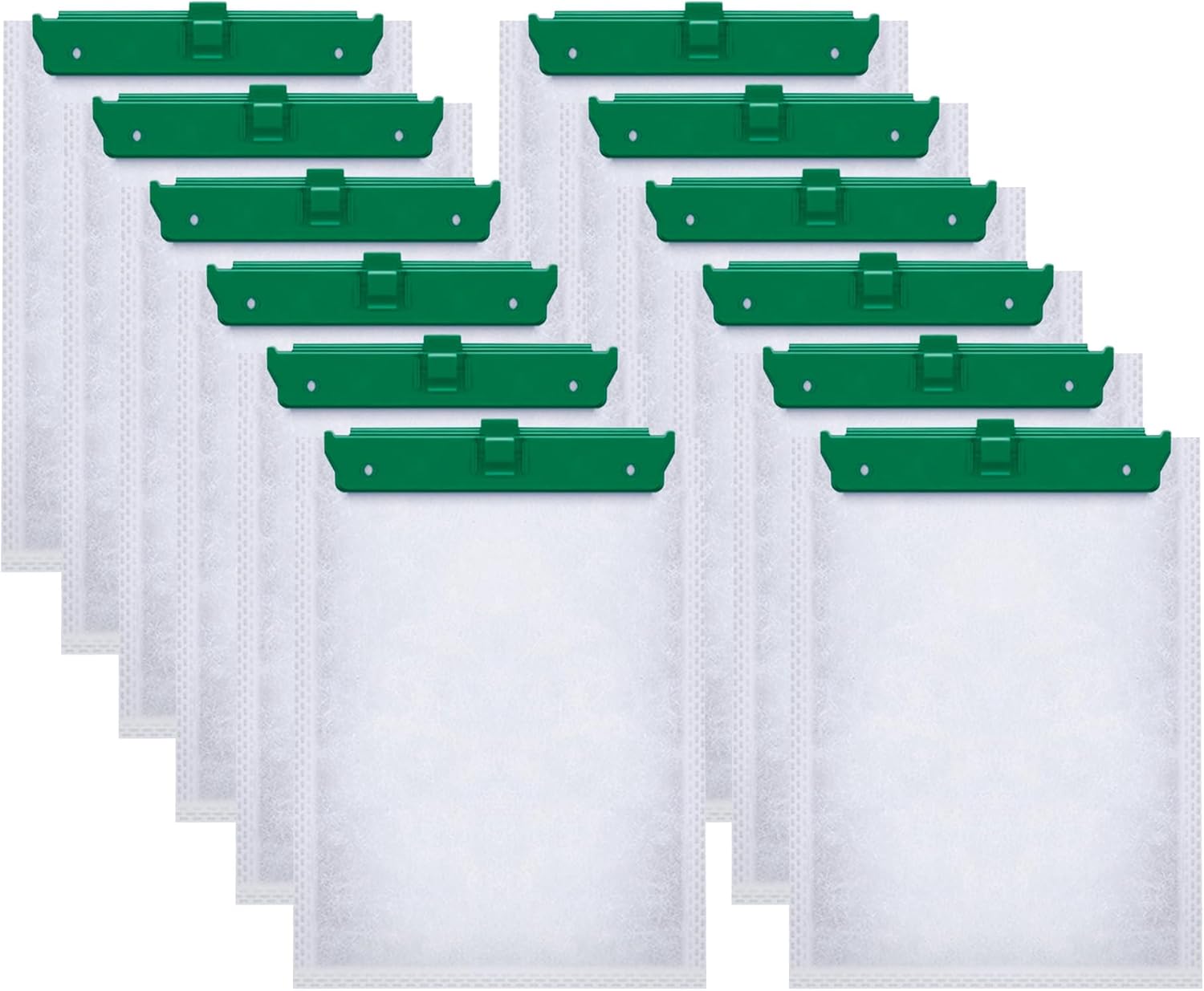 [Assembled] Medium Filter Cartridge Replacement for Tetrra Whisper Bio-Bag Filters Cartridges Medium, Compatible with Whisper Filters 10i / IQ10 / PF10 and Fauna ReptoFilter - 12 Pack