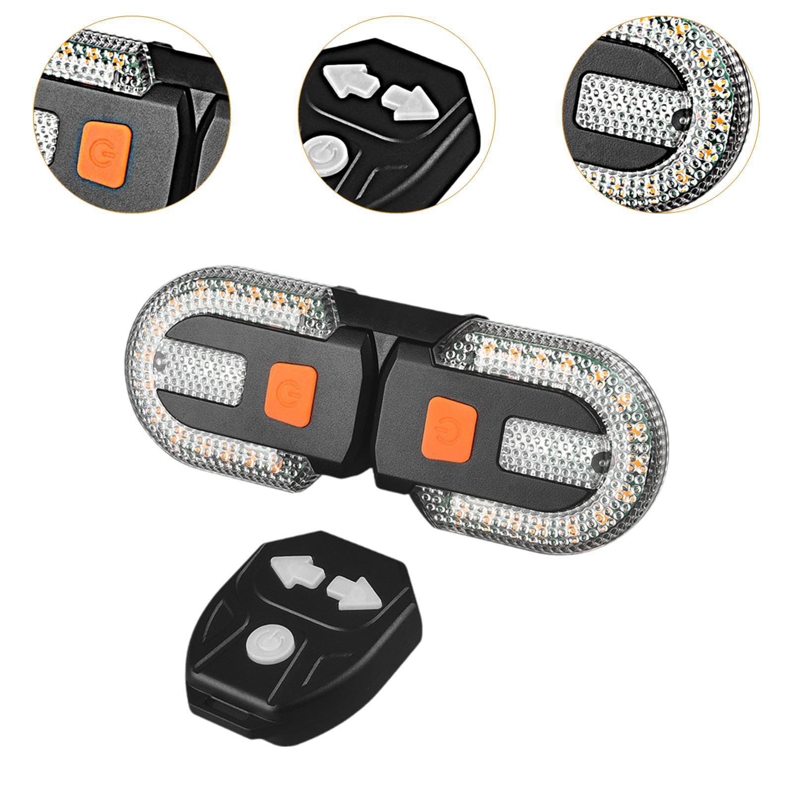 Homyl Fanale Posteriore per Bicicletta con USB E Indicatori di Direzione per Donne E Adulti, Ideale per Mountain Bike.