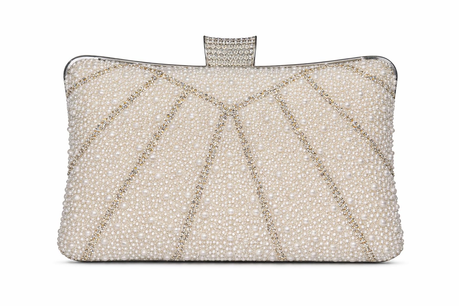 Luxury Pearl Designer Clutch Bag for Women – Wedding & Party Evening Purse-image-42