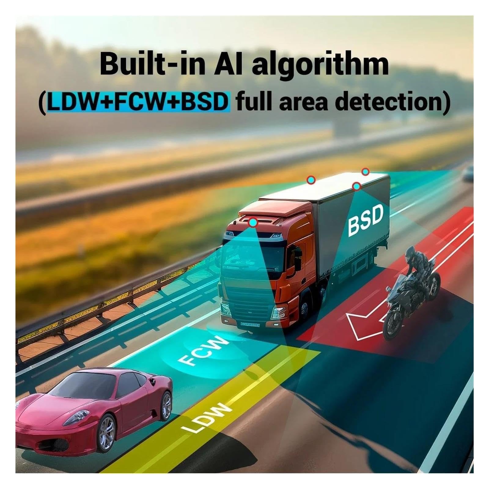 1080P 4CH 360 Bird View Truck System Bus Truck 360 Panorama