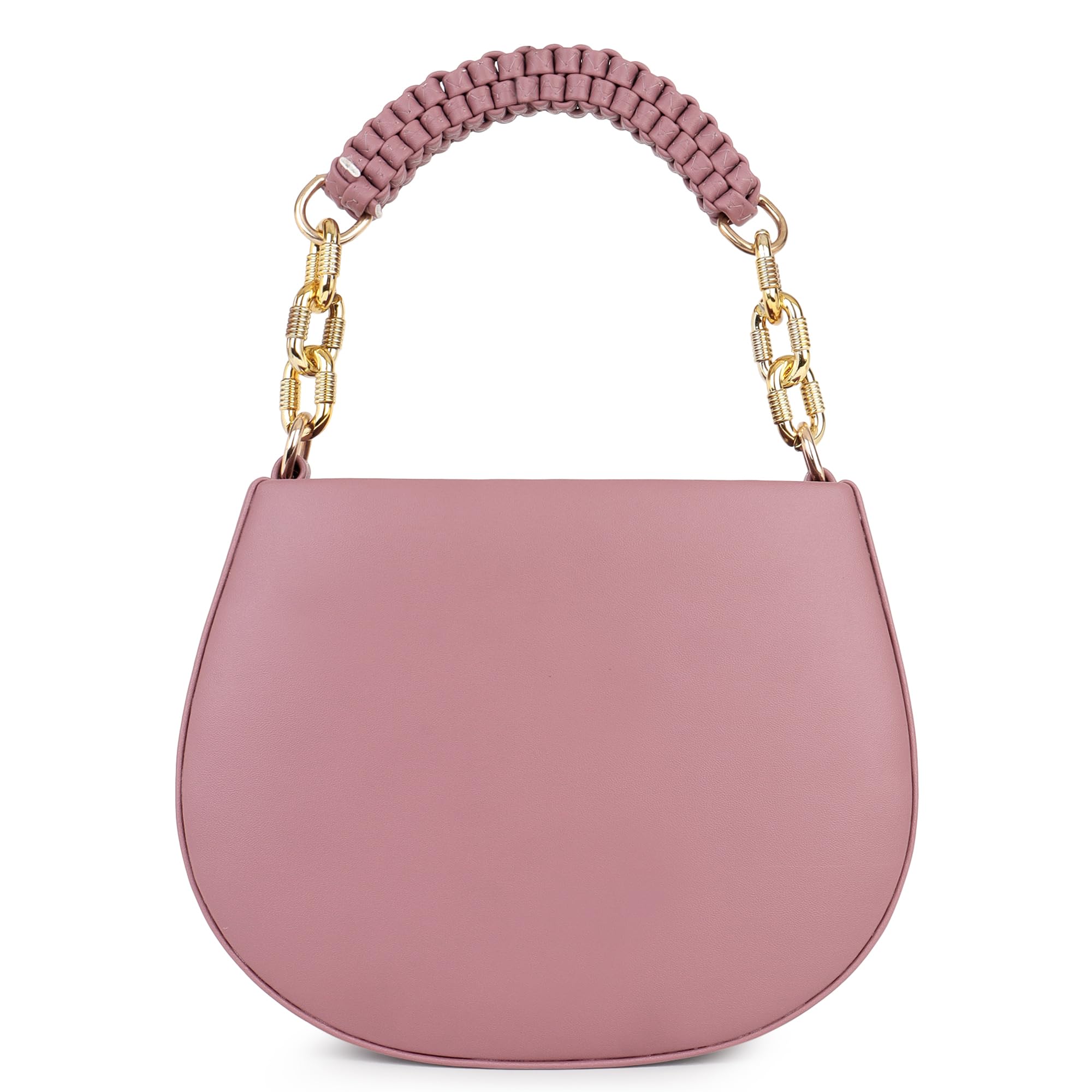 LEGAL BRIBE KnitCharm Handle Sling Bag (Pink) 3