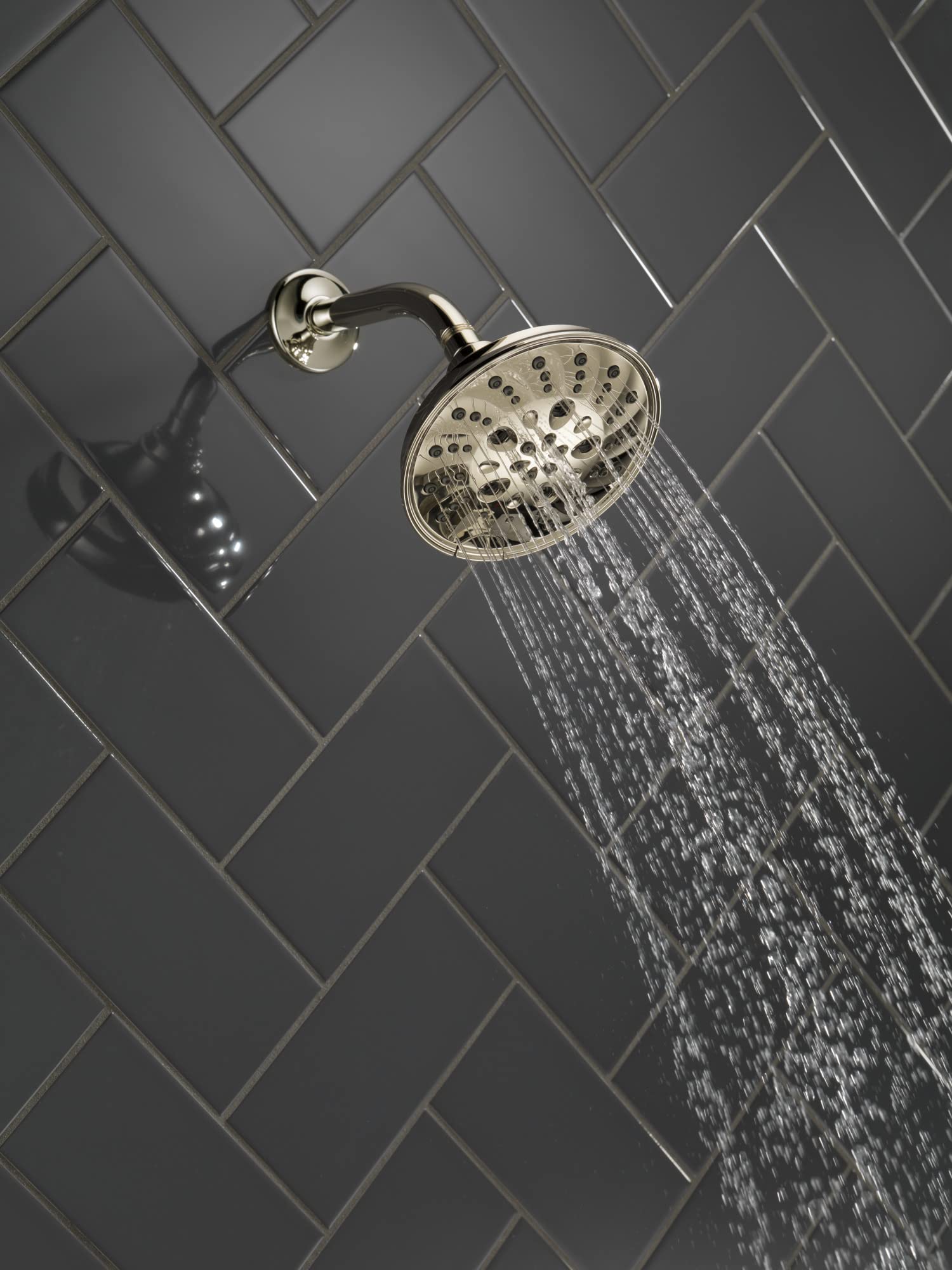 DELTA Faucet 52669-PN-PR Universal Showering Components Showerhead, Lumicoat Polished Nickel - Image 2