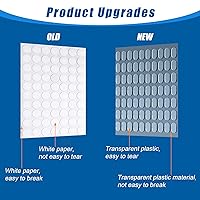 Vista 18 de BUSOHA 350 PCS Double-Sided Adhesive Dots,Clear Removable Sticky Adhesive Putty,Round Acrylic No Trace Sticky Putty Waterproof Dot Stickers for Wall