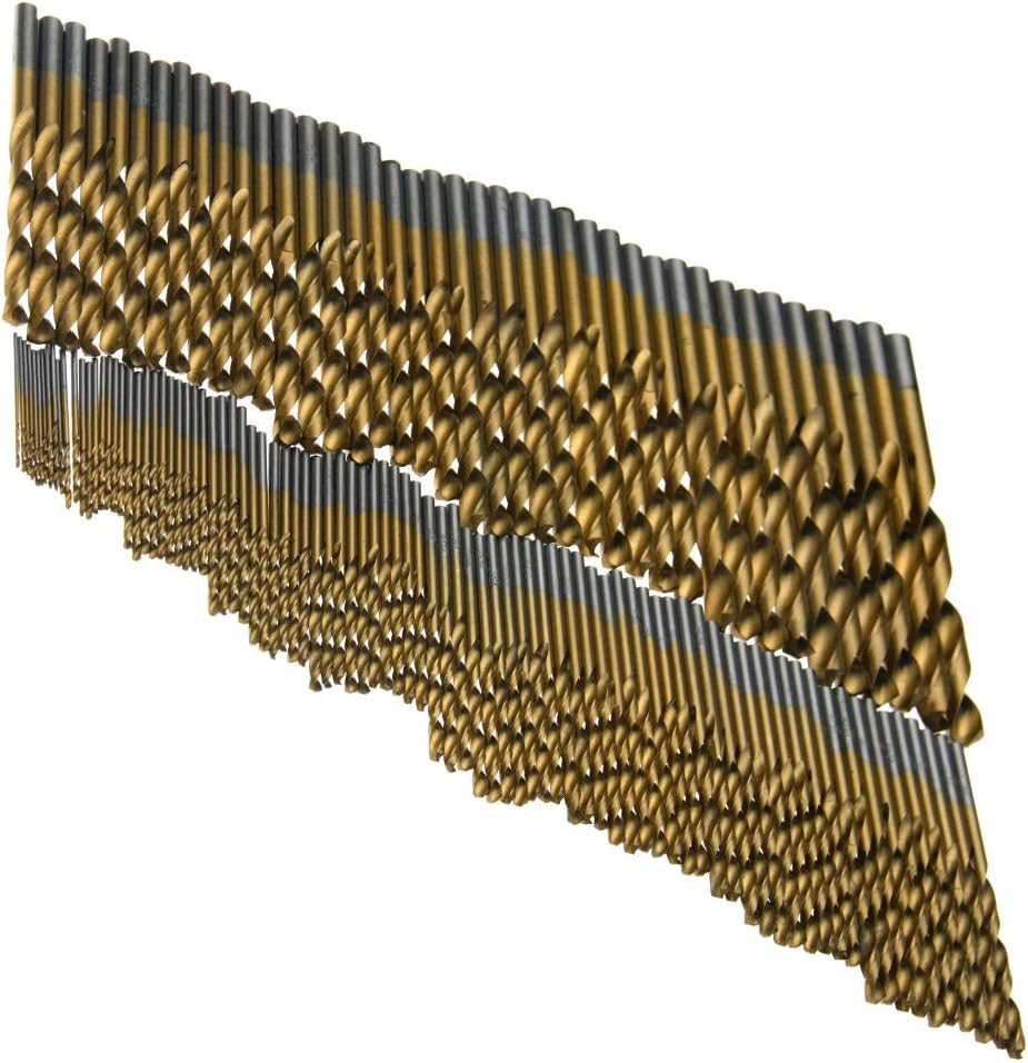 SING F LTD 130Pcs German Heller HSS Cobalt Drill Bits HSS-Co Bit